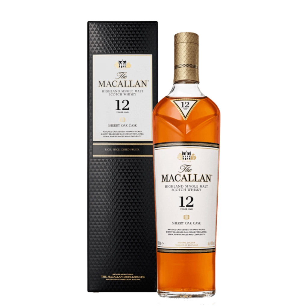 Macallan Sherry Oak Cast 12 Year Old Single Malt Scotch Whisky, Highlands, Scotland (700ml) Essence Spirits