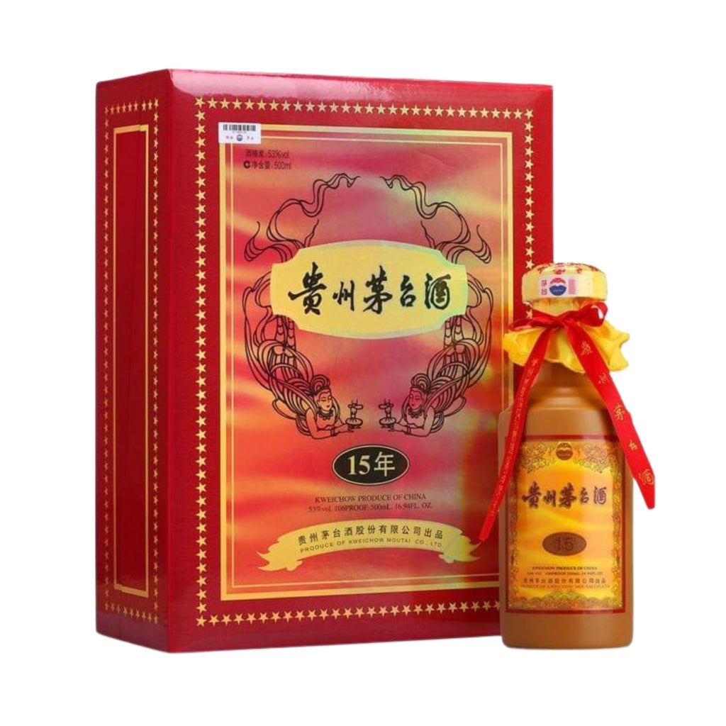 貴州茅台酒15年53度- Moutai 15 Years, Kweichow, China (375ml